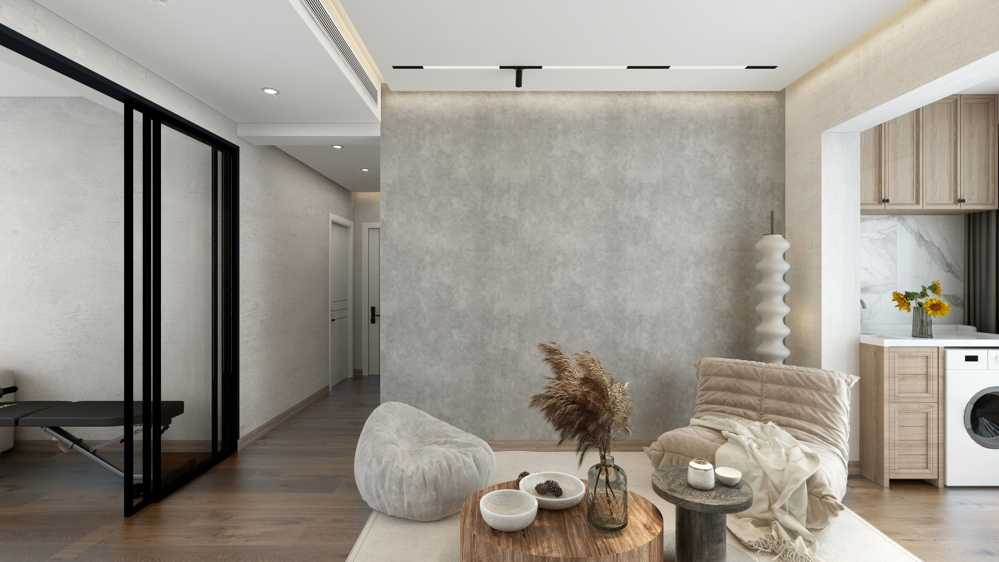 142m² 简约侘寂风 终于把家装成了心目中的样子