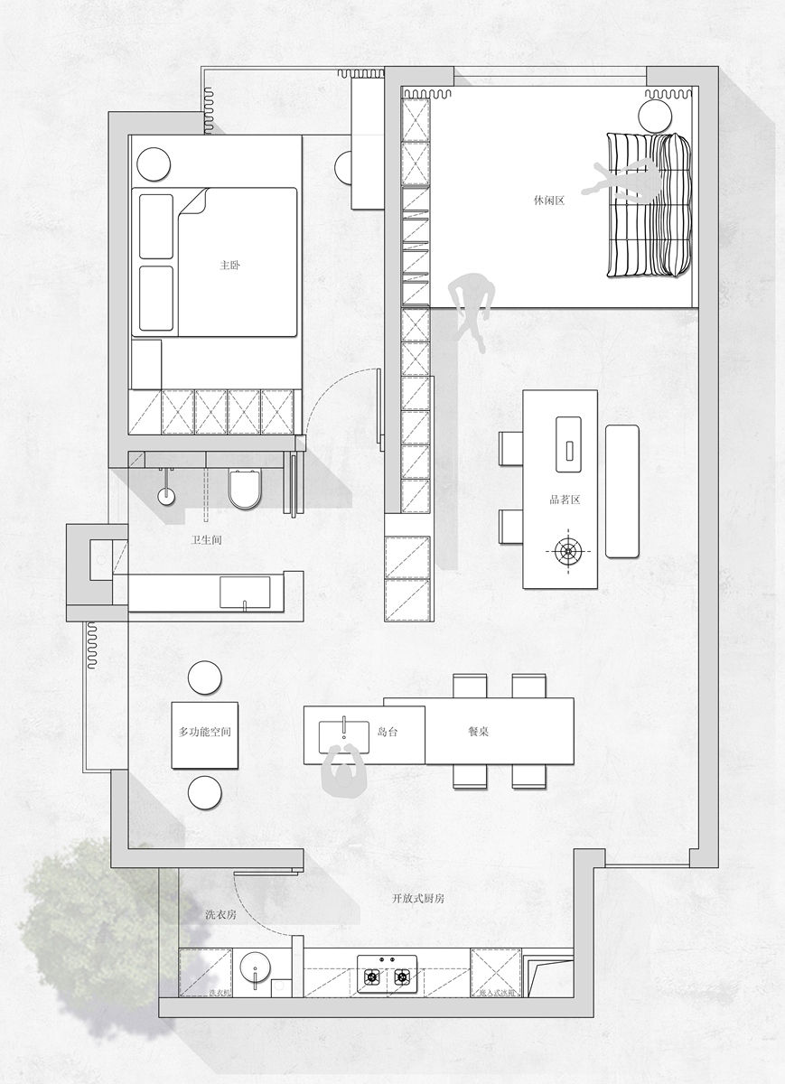 「素简之境，归心之所」空间设计叙事