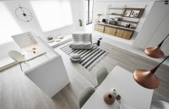 77平小户型，通透到像住大平层