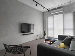 67㎡个性宅：冷调打底，潮而不闹